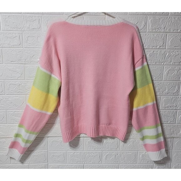 Strawberry Shortcake Pullover Sweater Berry Sweet Women's Large 2025 - Picture 5 of 12